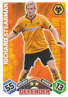 Richard Stearman Wolverhampton Wanderers 2009/10 Topps Match Attax #EX54